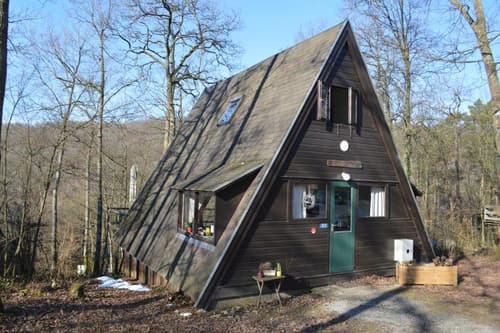Het chalet in de winter